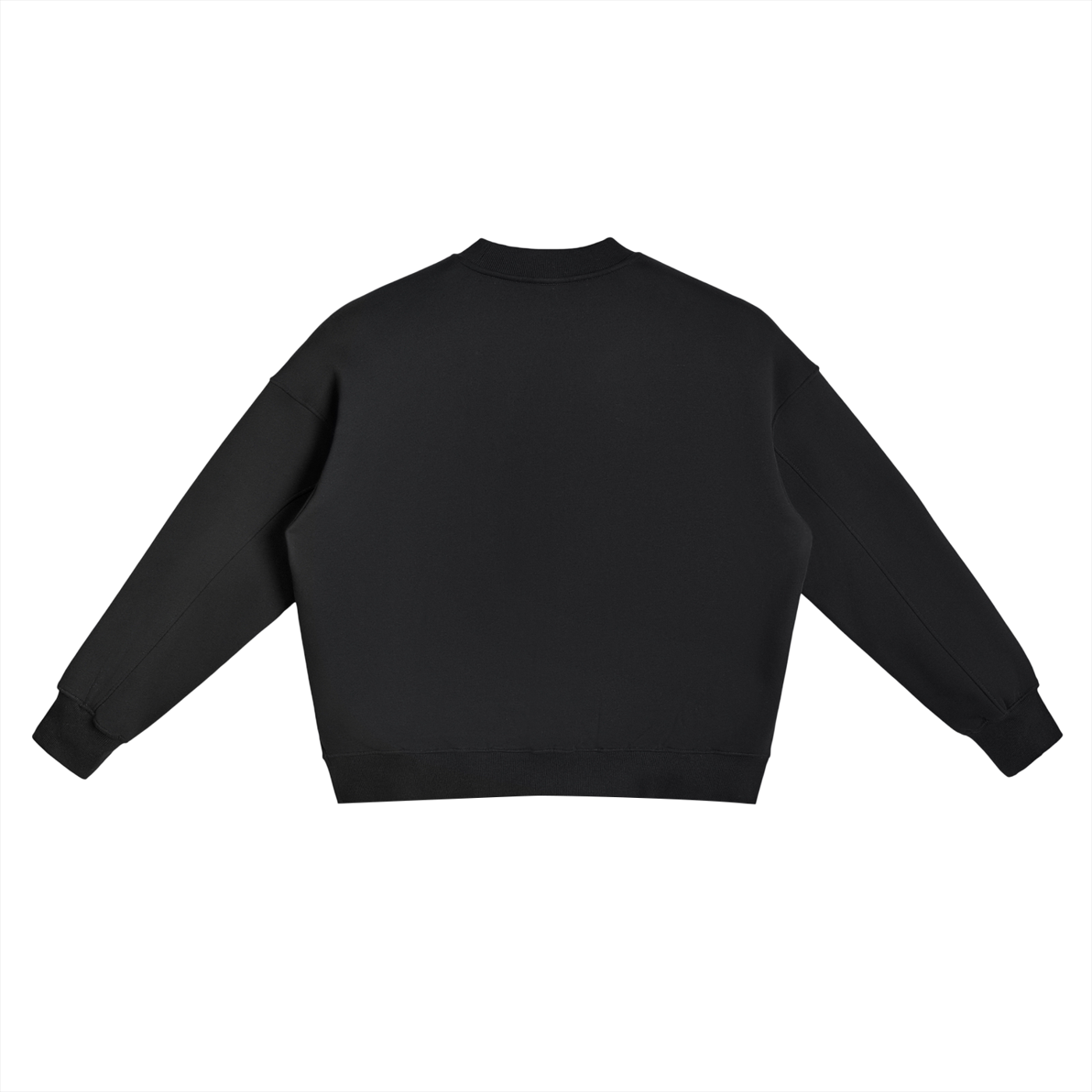 DREXEN MEANING Fleece Side Slit Crewneck Sweatshirt