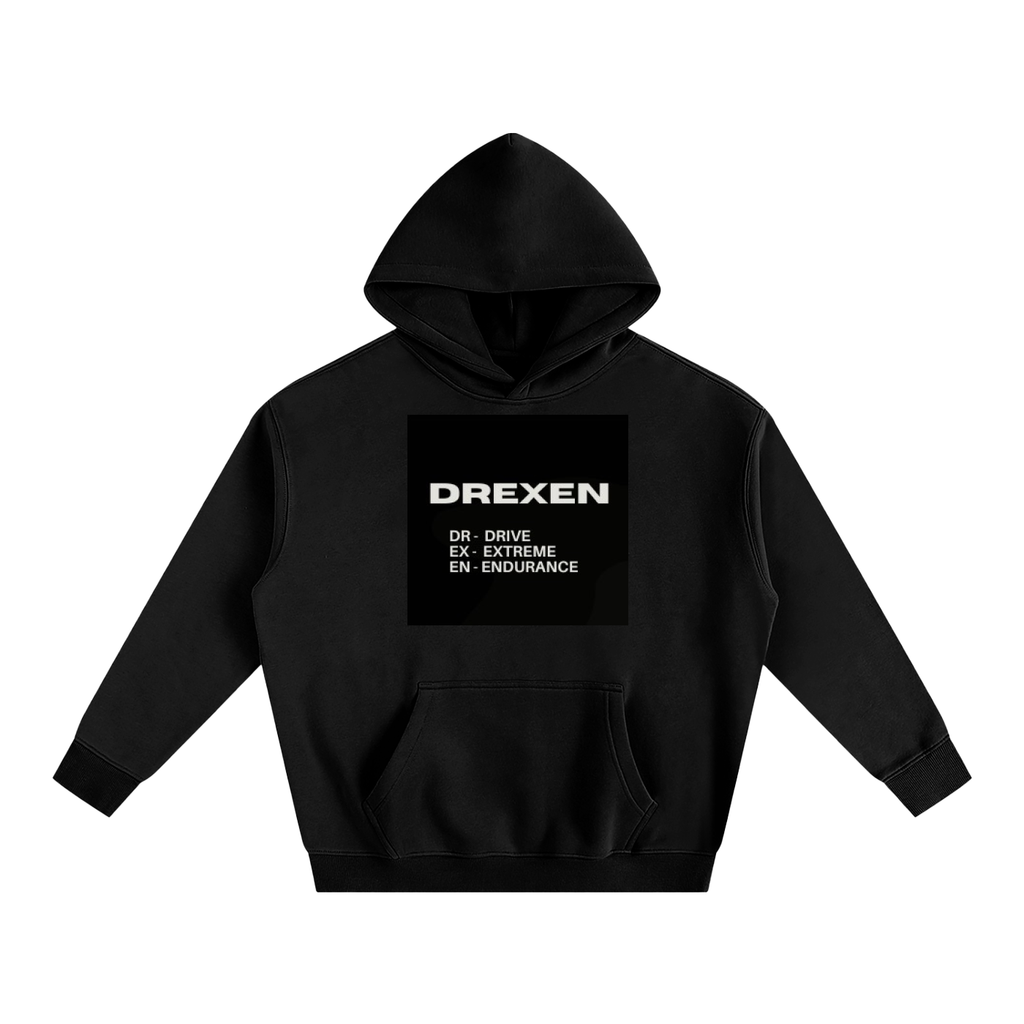 DREXEN MEANING THREE Oversize Fleeced Hoodie